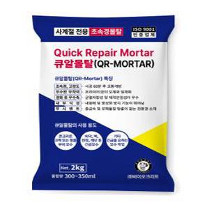 콘크리트 크랙 균열 보수제 초속경 고강도 가정용 몰탈 2kg 바이오크리트