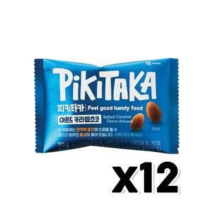 피키타카 아몬드 카라멜초코 디저트간식 30g x 12개