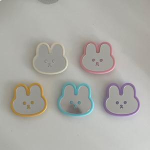 인기 추천 거울 소품샵 스마트톡 컬러 투명그립 토끼 귀여운 레빗 보호필름 아크릴