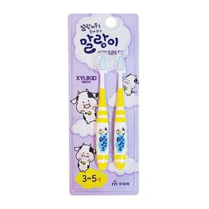 자일리키드 말랑이칫솔 2스텝/3세~5세 2개입/유아칫솔