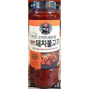 돼지불고기양념 백설 500g X12 WF22060