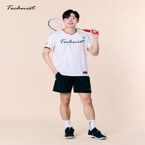 테크니스트 TNT6532 남성 여성 기획 반팔티셔츠 게임복 배드민턴 탁구 스쿼시 스포츠웨어 TNT6532