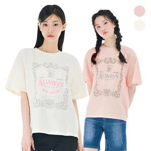 (체이스컬트) LOOSE-FIT 절개 T-SHIRT/2Color