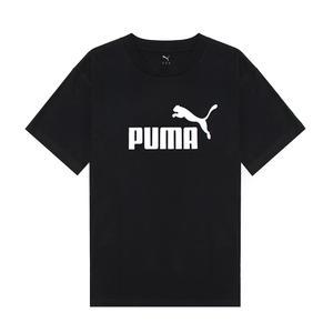 푸마 PUMA 에센셜 NO.1 로고 남성 반팔티 반팔 티셔츠 블랙 682532-01