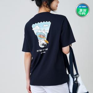 요넥스 배드민턴 오버핏 캐주얼 반팔 티셔츠 251TS045U