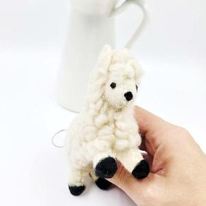 [기타]양 WOOL 키링 핸드메이드 동물 (WFGW44T)