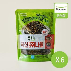 [풀무원] 국산데친 취나물430g(고형량 130g)X6개