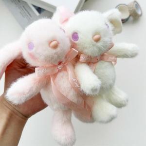 [기타]보라빛 눈동자 토끼 인형키링 가방키링 차키링 (WFGWTN7)