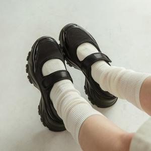 크림티 메리제인 스니커즈 5cm