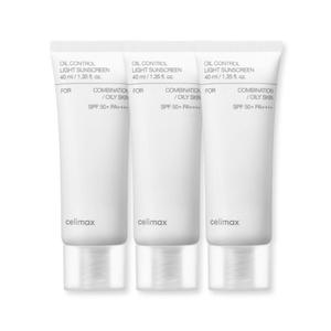 셀리맥스 선크림 무향 혼합자차 오일컨트롤 선크림 40ml 3개