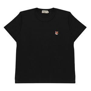 메종키츠네 25SS 폭스 헤드 패치 여성 반팔티 LW00105KJ0008 P199