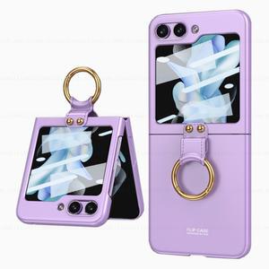 르랑 갤럭시 Z플립5 슬림 링 케이스 퍼플-제트 지플립flip nfc CC08J05-24 하드 z5 겔럭시 폴립