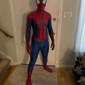 할로윈 남성 TASM 스파이더맨 코스프레 슈퍼 히어로 젠타이 세트, 성인  전신 파티