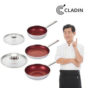 클래딘 베네핏 이연복 후라이팬 28cm 스텐304 인덕션 스테인레스 프라이팬  CLADIN 궁중팬 그리들팬 하이팬 20cm 웍팬  가스레인지 하이라이트 인덕션 모든 열원 사용