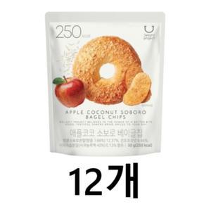딜라이트 프로젝트 애플코코 소보로 베이글칩 50g 12개