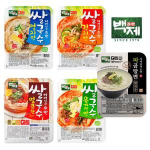 백제 쌀국수 5종 30개 / 멸치맛, 김치맛, 육개장맛, 얼큰한맛, 파곰탕면 맛 쌀국수
