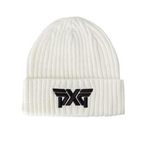 [PXG] 클래식 니트 커프 비니 모자 화이트 23PXG000100-WHT