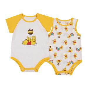 [보리보리/디즈니베이비]컬러곰돌이푸바디수트2세트(YELLOW)_79S417502