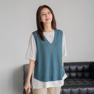 엄마옷 마담4060 레스니사이드버튼조끼 엄마조끼 -ZVE2504003-