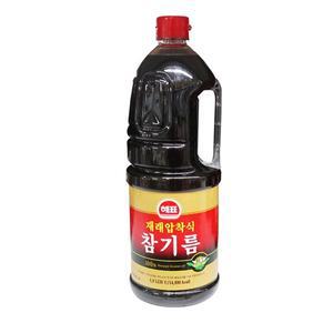 해표 재래압착식 참기름1.8L 8개1박스