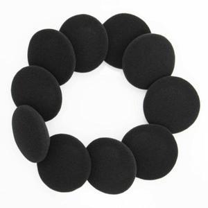 10Pcs 50mm 폼 헤드폰 교체 이어 버드 패드 스폰지 커버 헤드셋 쿠션 팁