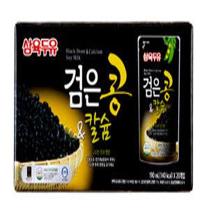삼육식품 검은콩 칼슘 파우치 60팩 190ml