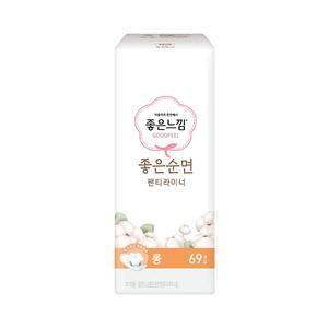 좋은느낌 22년형 좋은순면 라이너 롱 69입, 1개
