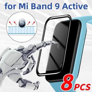 Xiaomi Mi Band 9 Active 용 8-1PCS 소프트 보호 필름 시계 커버 스마트 밴드 HD 화면