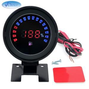 12V 24V 연료 레벨 게이지  LCD 전자 자동차 미터 오일 탱크  트럭 오토바이