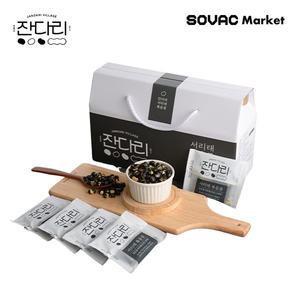 [잔다리마을] 하루한줌 국산 서리태 볶음콩 12g *33봉 검은콩 속청 로스팅 콩견과 선물세트