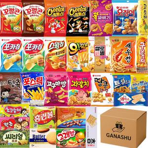 가나슈 가성비 갑 없는게 없는 30종 과자 간식 세트 G04 치토스 꼬깔콘 오감자 스윙칩 포카칩 자갈치 팅? 고래밥 뿌셔 홈런볼 꿀꽈베기 고구마깡 포스틱 참크래커 고소미