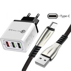 삼성 갤럭시 A50 A70 A71 A51 A30 A31 M31 M51 휴대 전화 QC 3.0 고속 벽 충전기 EU 플러그 5A 유형-c USB