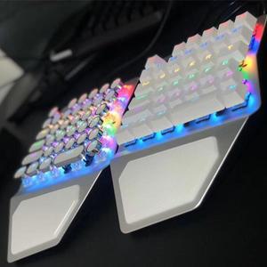 V3 한손 유선 기계식 키보드, 36 키 베이스, 휴대용 컴팩트 키보드, E스포츠 게이밍 키보드, 노트북 액세서