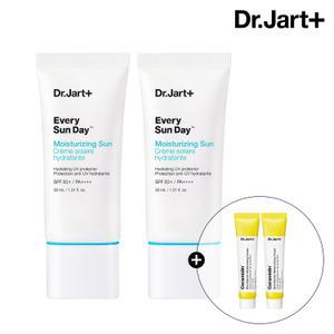 닥터자르트 에브리 선 데이 모이스처라이징선 30ml 2개 (+세라마이딘 크림 15mlx2)