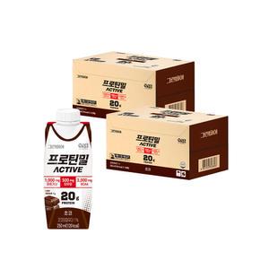 정식품 프로틴밀 액티브 초코 250ml 36팩