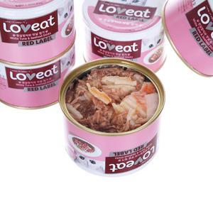사조 러브잇 레드라벨 흰살참치와 맛살 160g×24개
