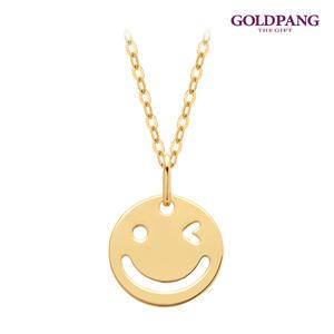 14k 윙크스마일 펜던트