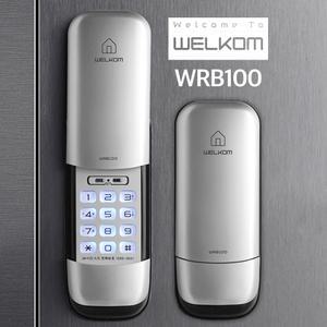 솔리티 웰콤 WRB100,300 / 최신형 디지털 현관문 번호키 전자키 보조키 전자도어락 / 도어락교체