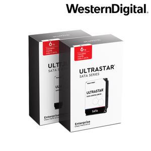 WD Ultrastar DC HC310 HUS726T6TALE6L4 6TBx2 12TB 2PACK 하드디스크