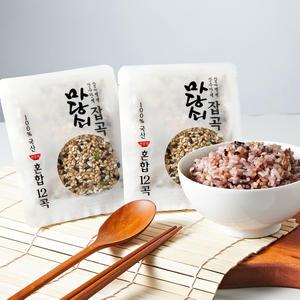 마당쇠 잡곡 장수12곡 찰 보리쌀 현미 혼합12곡 1세트 50팩