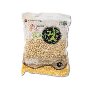 국내산 햇잣 홍천 잣고개 백잣 1kg 견과류