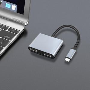 C타입 HDMI 허브 듀얼모니터 컨버터 노트북 확장/미러링케이블