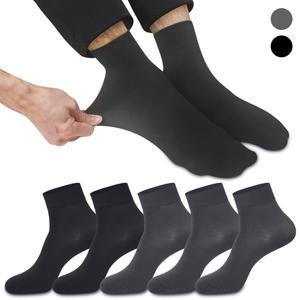 남자 땀흡수 순면 + ATB 정장 구두 비즈니스 쿨 중목 양말 5+1켤레