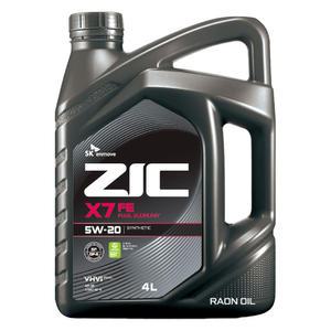 ZIC 지크 X7 FE 5W20 4L API SP 합성엔진오일