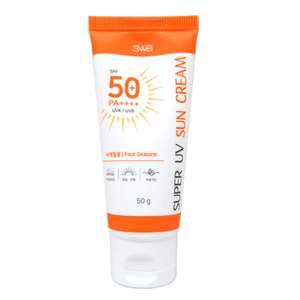 3WB 예쁜얼굴 슈퍼 UV 썬크림 (주황) 50gX1개/SPF 50+ PA++++ 자외선차단 미백 톤업 주름개선 약국 선크림