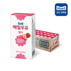 [매일유업] 매일멸균 딸기우유 200ml 24팩
