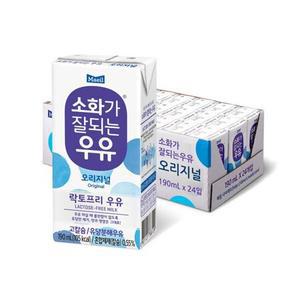 매일유업 소화가잘되는우유 190ml x 24팩