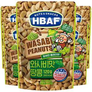 HBAF 와사비맛 땅콩 120g x 20개입