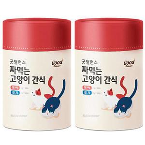 굿밸런스 짜먹는 간식 참치 연어 60p x 2개