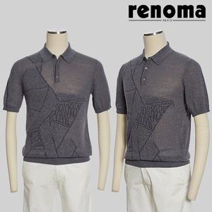 [롯데백화점]레노마 S/S 고급스러운 린넨소재 시원한 니트티셔츠 데일리룩 추천 ROFMKT68A EK3653